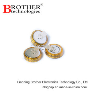 Ultra-Low Leakage Current Coin 5.5V 1.0f Super Capacitor